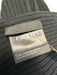 Prada Black Wool Knit scarf Black / Small