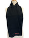 Prada Black Wool Knit scarf Black / Small