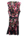 Rickie Freeman for Teri Jon Size 14 Pink, Green, Black Polyester Floral Dress Pink, Green, Black / 14
