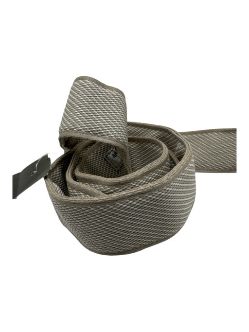 Peter Manning Beige Cotton Blend Solid Men's Belt