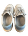 Oliver Cabell Shoe Size 38 White Leather Round Toe Blue Accent Lace Up Shoes White / 38