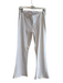 Paige Size Est S White No Fabric Tag High Rise Zip Fly Faux Pocket Flare Jeans White / Est S