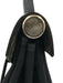 Hermes Black Canvas & Leather Silver Hardware Backpack Top Handle Bag Black / Medium