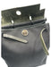 Hermes Black Canvas & Leather Silver Hardware Backpack Top Handle Bag Black / Medium