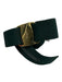 Ferragamo Green Viscose Blend Gold hardware Bow Belts Green / XS