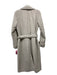 Avec Les Filles Size M Light Gray Polyester & Acrylic Double Breast Sash Coat Light Gray / M