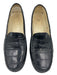 Tods Shoe Size 35 Black Croc Slip On Round Toe Whipstich Detail Loafers Black / 35