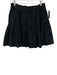 Maeve Size M Navy Blue Cotton Elastic Waistband Tiered Mini Skirt Navy Blue / M