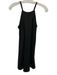 MWL Madewell Size M Black Polyester & Elastane Sleeveless Criss Cross Back Dress Black / M