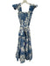 Darlington Isle Size XS Blue White & Black No Fabric Tag Elastic top Dress Blue White & Black / XS