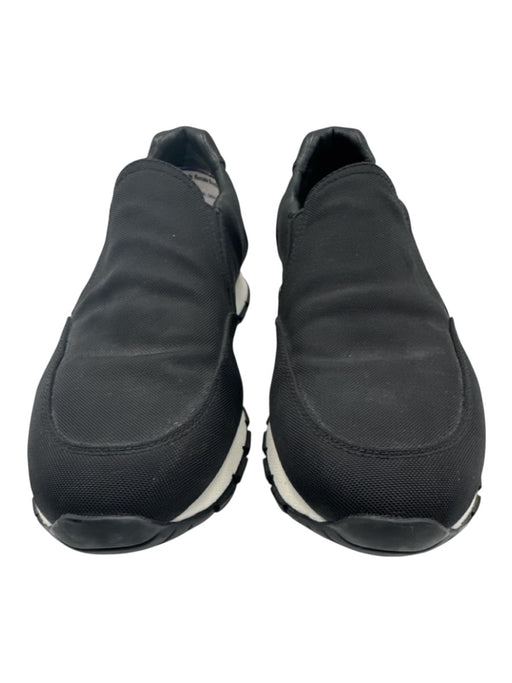 Prada Shoe Size 37 Black Nylon Slip On Stitching Synthetic Sneakers Black / 37