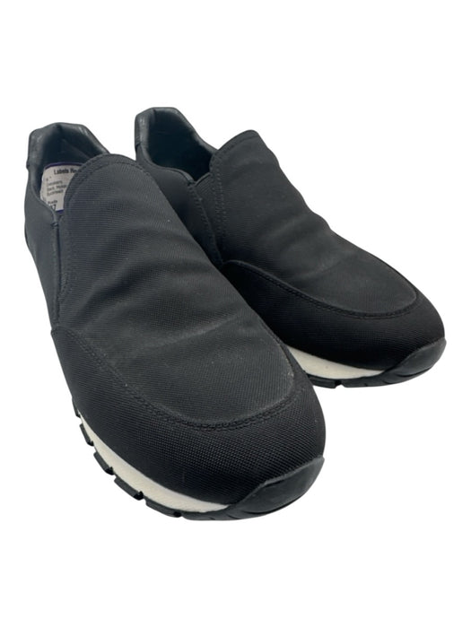 Prada Shoe Size 37 Black Nylon Slip On Stitching Synthetic Sneakers Black / 37