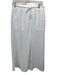 Splendid Size S White Cotton Crinkle Drawstring Waist Wide Leg Cropped Pants White / S