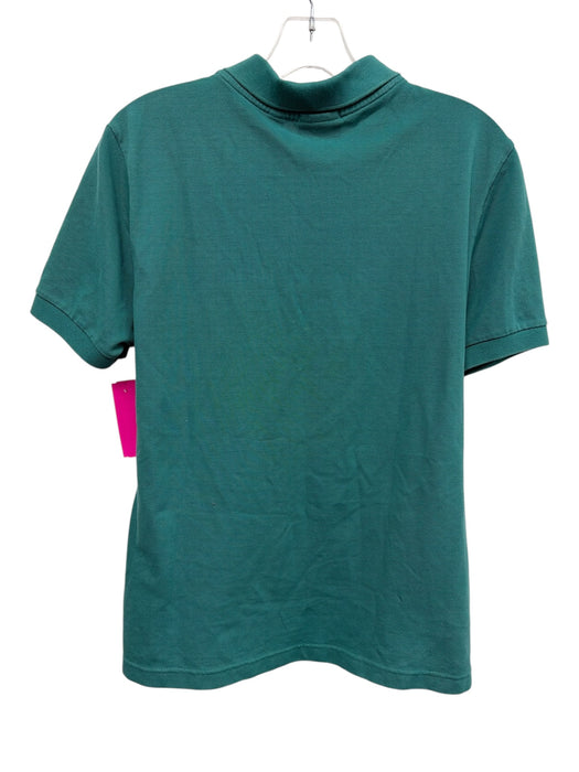 Lacoste Live Size M Teal Green Cotton Collared Polo Top Teal Green / M
