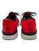 Nike Shoe Size 7 Red & Black Synthetic Heathered Running Low Top Laces Sneakers Red & Black / 7