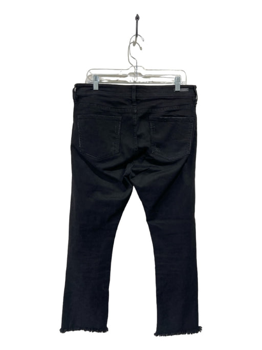 Pilcro Size 31 Black Cotton Embellished zip fly Slim Straight Jeans Black / 31