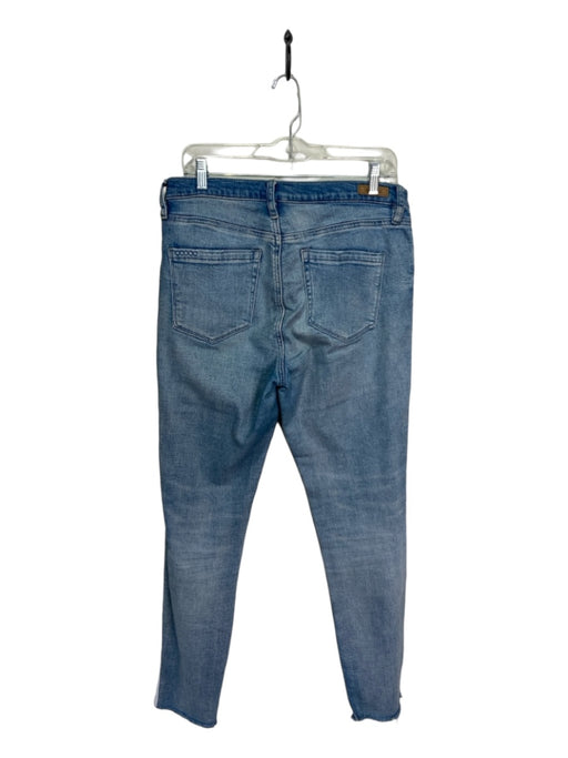 BlankNYC Size 29 Light Wash & White Cotton Denim Mid Rise Side Zip Jeans Light Wash & White / 29