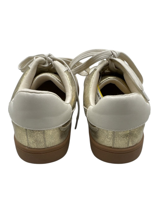 Dolce Vita Shoe Size 10 Gold Leather Lace Up Metallic Coated Shoes Gold / 10