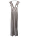 Show Me Your Mumu Size Medium Gray Polyester Blend Sleeveless Maxi Gown Gray / Medium
