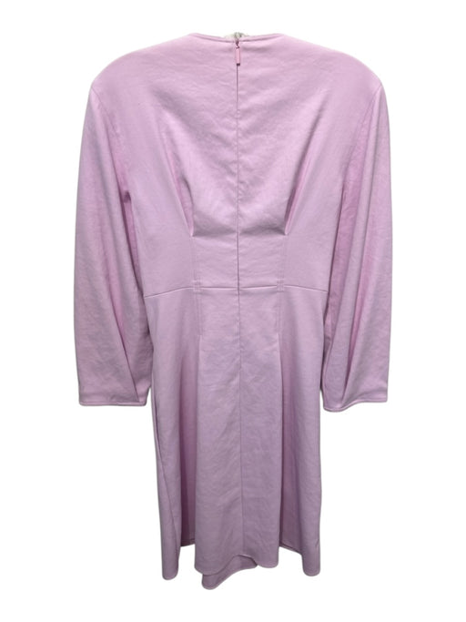 Tibi Size 2 Lilac Polyester Blend Long Sleeve Lace Up Dress Lilac / 2