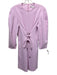 Tibi Size 2 Lilac Polyester Blend Long Sleeve Lace Up Dress Lilac / 2