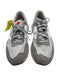 New Balance Shoe Size 6 Gray & White Synthetic & Suede Low Top lace up Sneakers Gray & White / 6