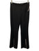 Alice + Olivia Size 4 Black Polyester & Viscose Side Zip Boot Cut Jeweled Pants Black / 4