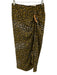 Isabel Etoile Marant Size 36 Green & Yellow Viscose Floral Maxi Back Zip Skirt Green & Yellow / 36