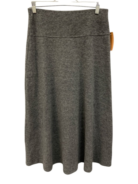 ASTR Size S Gray Polyester Elastic Heathered Skirt Gray / S