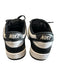 Nike Shoe Size 6.5 Black & White Leather Lace Up Low Top Round Toe Sneakers Black & White / 6.5