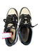 Nike Shoe Size 6.5 Black & White Leather Lace Up Low Top Round Toe Sneakers Black & White / 6.5