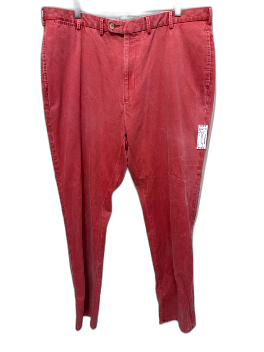 Peter Millar Size 40 Red Cotton Washed Khakis Men's Pants Red / 40