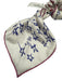 Chanel White, Blue & Pink Silk Stars Hair Tie Scarf Hair Accessories/Tools White, Blue & Pink