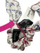 Chanel White, Blue & Pink Silk Stars Hair Tie Scarf Hair Accessories/Tools White, Blue & Pink
