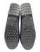 Tod's Shoe Size 41 Midnight blue Leather Upper Round Toe Suede Penny Loafers Midnight blue / 41