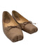 Christian Louboutin Shoe Size 42 Beige Leather Upper Bow detail Ballerina Flats Beige / 42