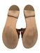 Gianvito Rossi Shoe Size 41 Brown Leather Upper Woven One Strap Slide Sandals Brown / 41