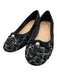 Christian Dior Shoe Size 41.5 Black & White textile upper Tweed Round Toe Pumps Black & White / 41.5