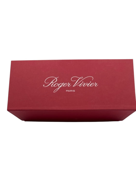 Roger Vivier Shoe Size 42 Black Synthetic Leather Upper Patent Square Toe Pumps Black / 42