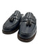Brunello Cucinelli Shoe Size 41 Midnight blue Leather Upper Mule Monili Loafers Midnight blue / 41