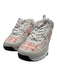 Chanel Shoe Size 42 White & Pink Textile & Leather Upper Tweed Low Top Sneakers White & Pink / 42