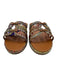 Aquazzura Shoe Size 42 Gold & Multi Canvas Braided Metallic Espadrille Sandals Gold & Multi / 42
