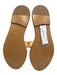 Celine Shoe Size 41 Light Brown Calfskin Leather Slide Triomphe Flats Sandals Light Brown / 41