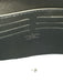 Louis Vuitton Black Taiga Leather Zip Top Silver Logo Clutch Card Slots Bag Black / S