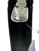 Louis Vuitton Black Taiga Leather Zip Top Silver Logo Clutch Card Slots Bag Black / S