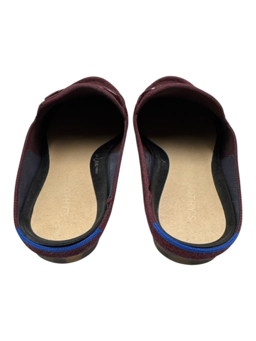 Rothy's Shoe Size 11 Burgundy Red textile upper Knit Horsebit Loafer Slide Mules Burgundy Red / 11