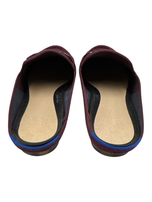Rothy's Shoe Size 11 Burgundy Red textile upper Knit Horsebit Loafer Slide Mules Burgundy Red / 11