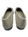 Chanel Shoe Size 42 Gray Leather Upper Bow Toe Cap Interlocking C Logo Flats Gray / 42