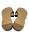 Salvatore Ferragamo Shoe Size 11 Beige & Black Leather Upper Quilted Sandals Beige & Black / 11