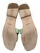Hermes Shoe Size 42 Mint Green Leather Upper Slide One Strap Mule Flat Sandals Mint Green / 42